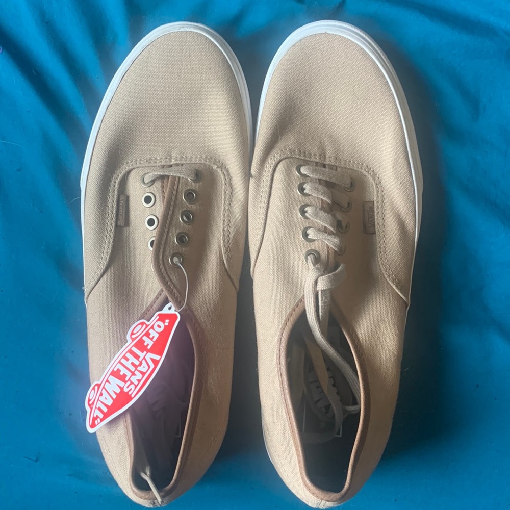 vans authentic khaki shoes